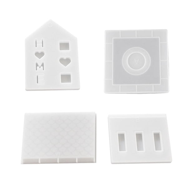 Molde De Silicona Para Casa De Navidad Molde Para Hacer Velas De Resina Molde De Silicona Para Casa 3D