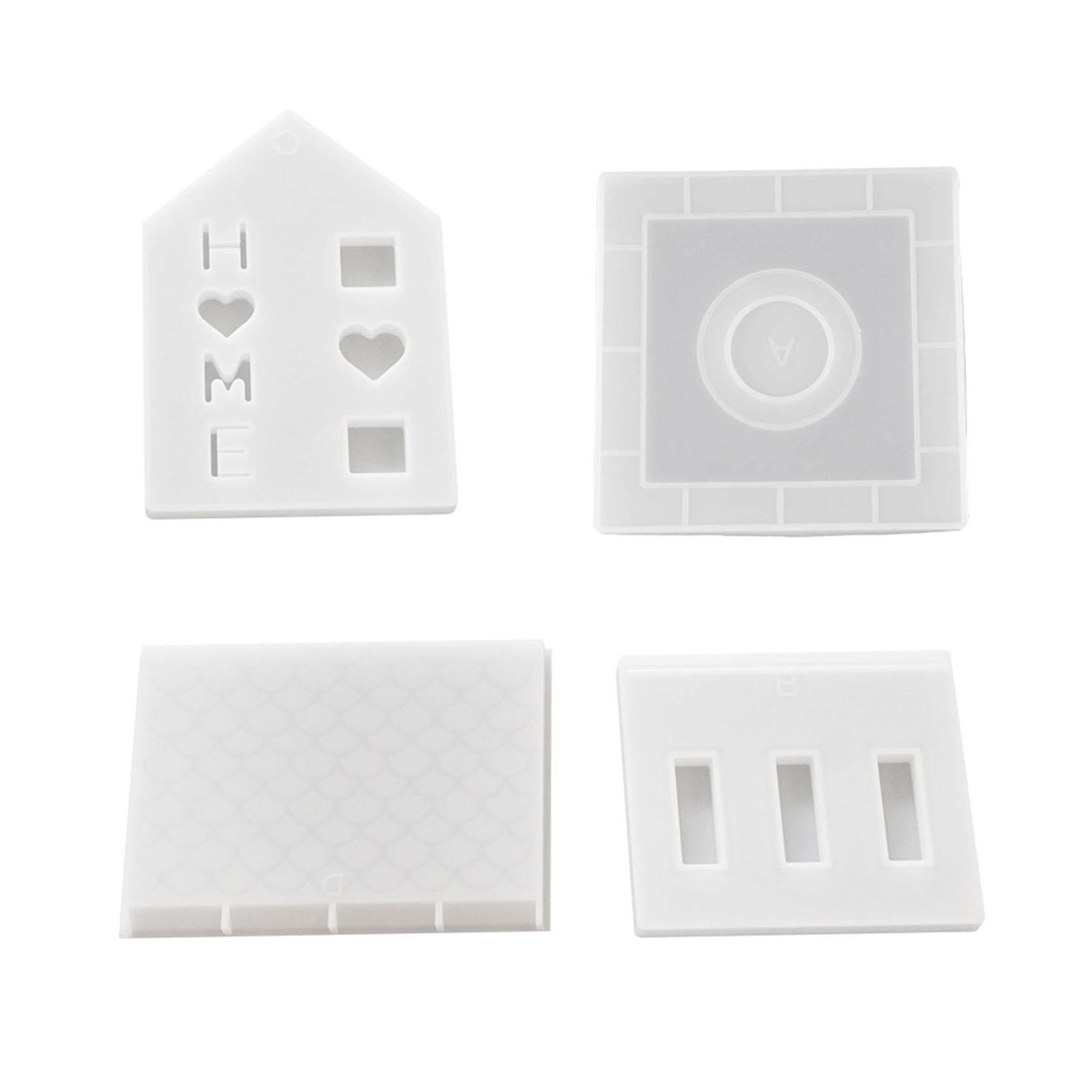 Bothyi - Molde De Silicona Para Casa De Navidad Molde Para Hacer Velas De Resina Molde De Silicona Para Casa 3d