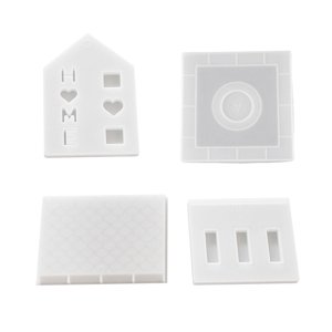 Bothyi - Molde De Silicona Para Casa De Navidad Molde Para Hacer Velas De Resina Molde De Silicona Para Casa 3D
