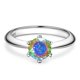 thumbnail image 1 of Moissanite Ring para Mujer 1Uds Color D VVS1 Anillos de Diamante de Plata Esterlina S925 Moissanita Aniversario Promesa Anillos de Boda para Mujer con Certificado, 1 of 9