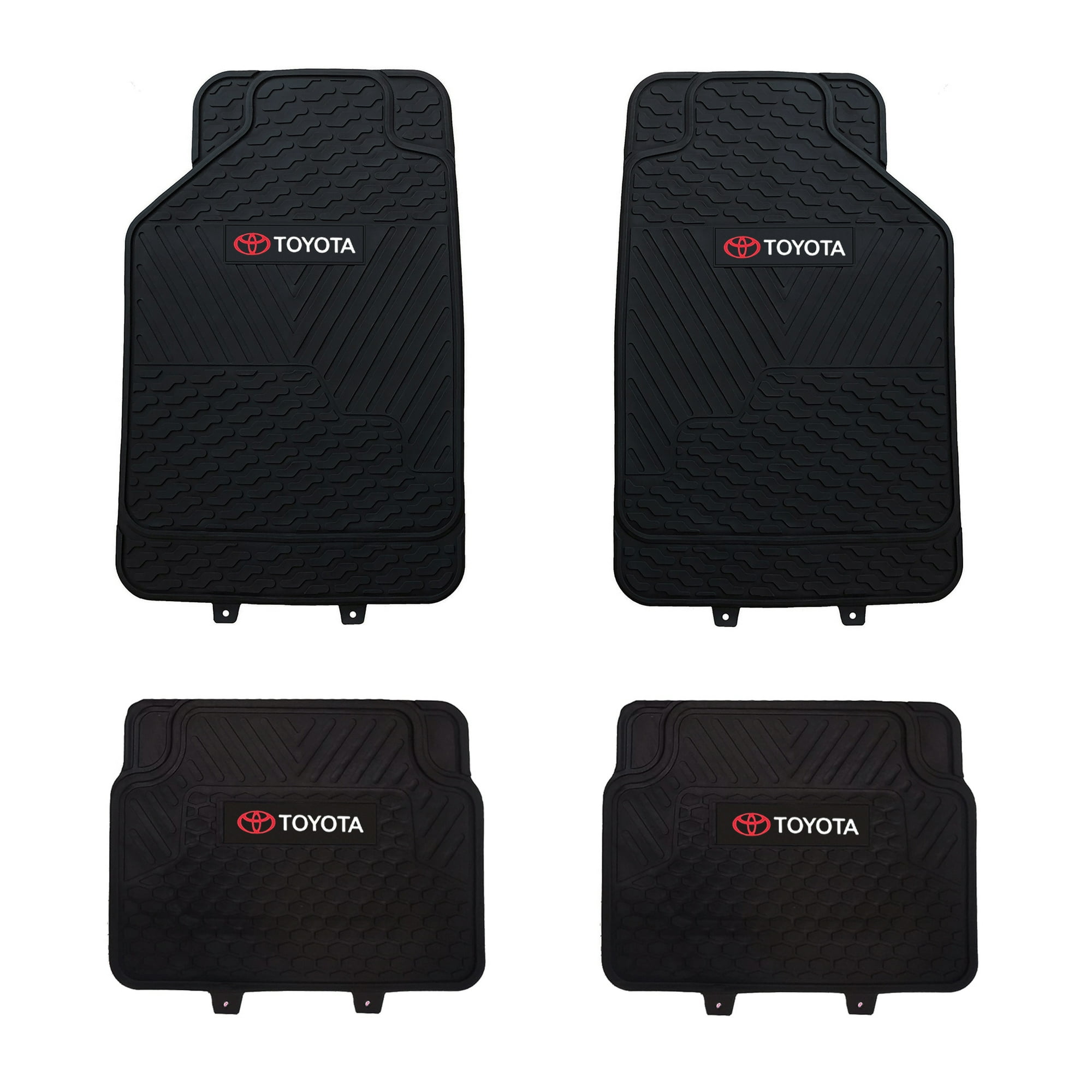 Jj Group - Pisos De Goma Marca Toyota Para Vehículos 4 Piezas