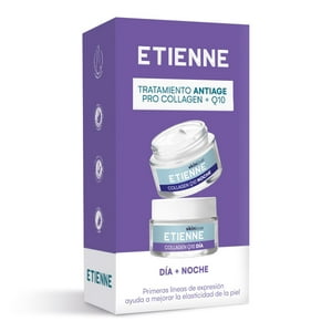 Set Rutina Día + Noche Antiage Collagen Q10 Etienne Skin