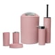 thumbnail image 1 of 6x Juego De Accesorios De Baño Vaso Portacepillos De Dientes Dispensador De Loción Rosa, 1 of 3