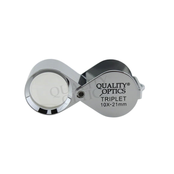 Lupa Hastings 10X con Lente de Vidrio Óptico de Calidad