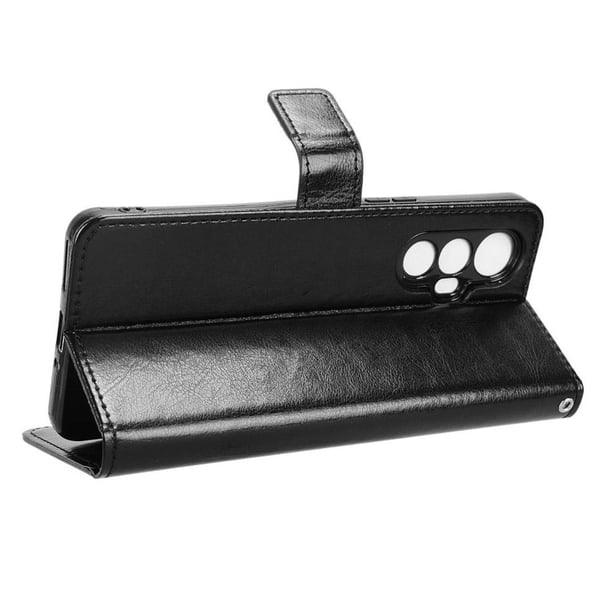 Funda tipo libro para Xiaomi Redmi Note 14 4G , cartera todo‑en‑uno, funda multifuncional con tarjetero y correa de muñeca desmontable