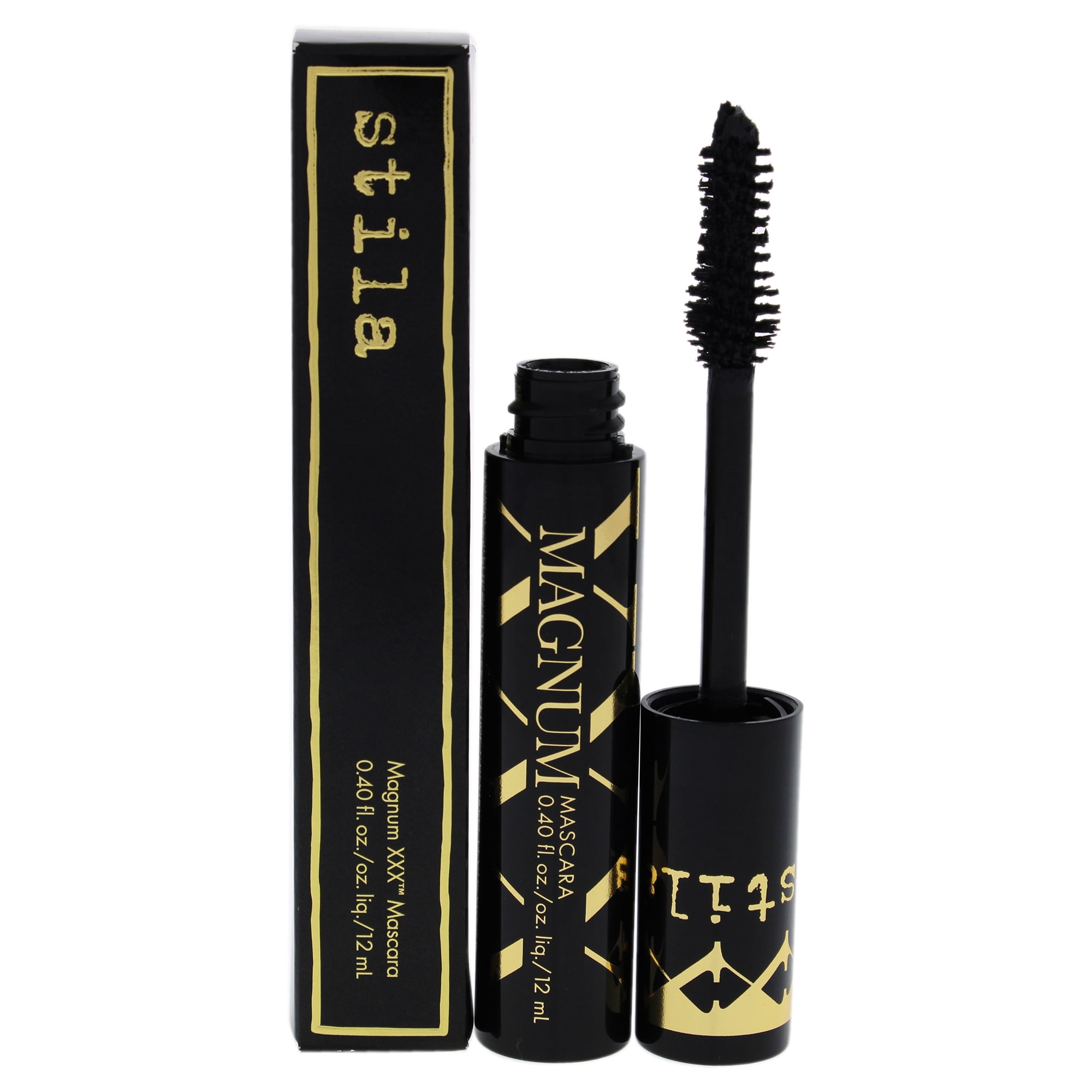 Stila - Máscara Magnum Xxx - Negro Intenso De Para Mujeres - Máscara De 0,40 Oz