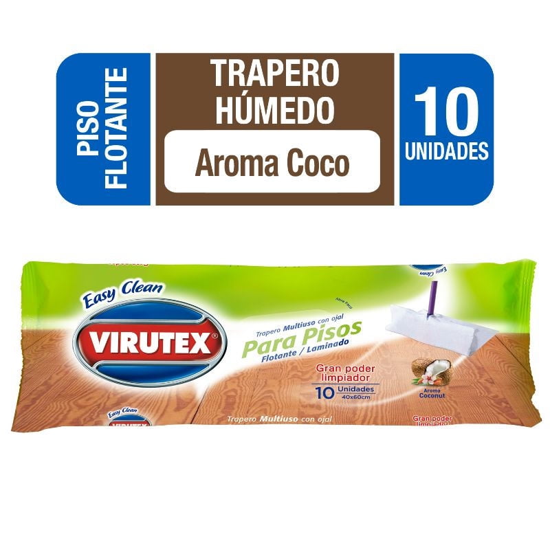 Virutex - Trapero Húmedo Piso Flotante O Laminado 0Un Coco