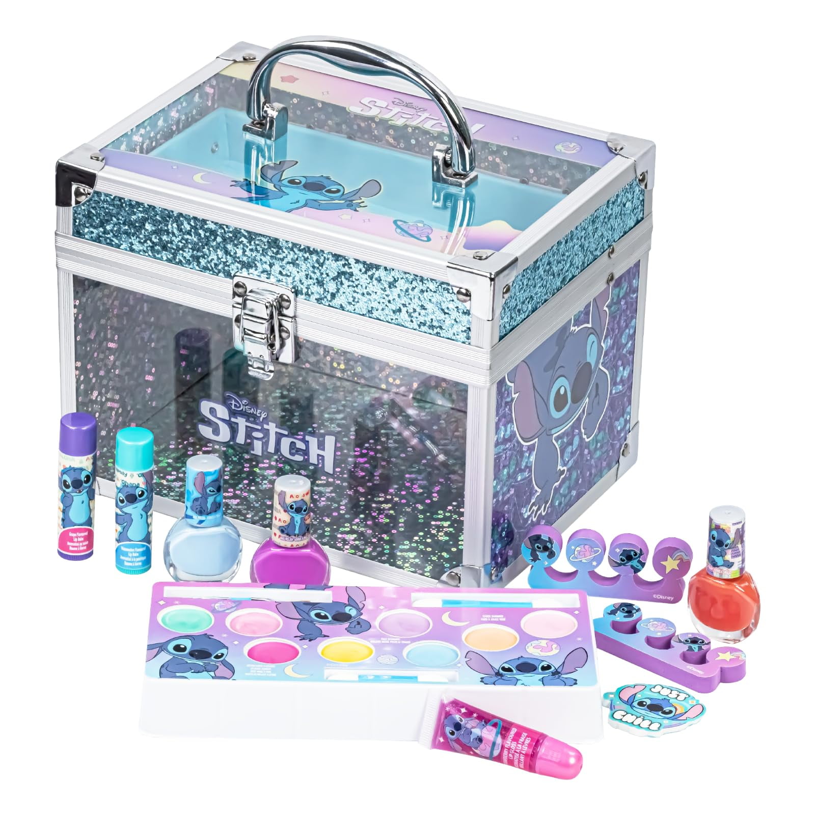 Estuche Beauty Set Townley Girl Stitch Train Con Maquillaje Para Niñas