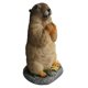 thumbnail image 2 of Artesanía Vívido Rsein Animales Estatua Jardín Escultura Césped Adorno Marmota, 2 of 5