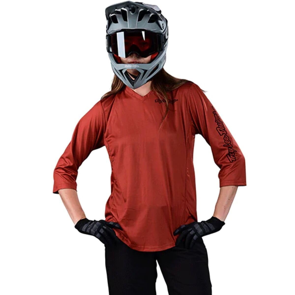 Jersey Troy Lee Designs Mischief Con Mangas 3/4 Henna Xs Para Mujer