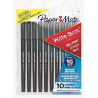 Bolígrafos Paper Mate Write Bros Medium Point Black 10