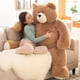 thumbnail image 1 of Oso de peluche gigante Teddy Bear Vermont de 1,2 m, animal de peluche grande, 1 of 7