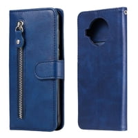 Gangxun - Funda Con Cremallera Para Xiaomi 10T Lite, Carcasa Cartera De Cuero Pu Con Soporte Y Tarjetero