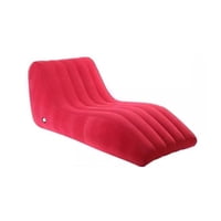 Click Ventas - Sofa Sillon Silla Puff Inflable Cama Lounge Plegable Rojo