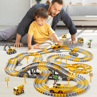 Genérico - Pista De Auto 345 Piezas + Autos