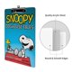 thumbnail image 3 of Snoopy Portapapeles de acrílico A4, tamaño carta estándar, carpeta con clip 31.8x 21.5CM para estudiantes, profesores y oficina, 3 of 6