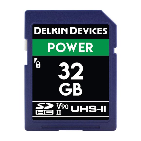 Tarjeta SDHC Delkin Devices 32 GB UHS‑II V90 300 MB/s
