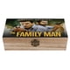 thumbnail image 1 of El Hombre de Familia Caja Organizadora de Madera Rústica - Caja Decorativa Multifuncional para Escritorio, Hogar, Oficina, Joyas y Manualidades, 1 of 6