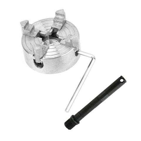 Magideal - Herramientas De Torneado Para Carpintería Con Portabrocas De 4 Mordazas De Aleación De Zinc Para Rectificadoras De Carpintería, Fresadoras,