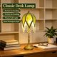 thumbnail image 5 of Lámpara de mesa WELAISA 58 cm, pantalla verde y dorada con cuentas, 5 of 9