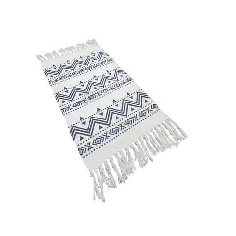 Genérico - Bajada De Cama Killim Con Flecos 110 Cm X 60 Cm B08