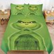 thumbnail image 1 of Grinch Bedding Sets Ultra Soft Skin-Friendly Duvet Cover 3 Piece, Cute Comforter Cover Bed Set for Boys Girls Kids, 1 of 5