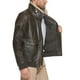 thumbnail image 2 of Chaqueta Tommy Hilfiger Smooth Lamb Touch de piel sintética marrón, 2 of 2