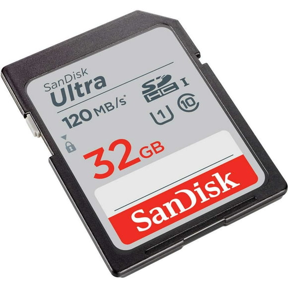 Tarjeta de Memoria SD Ultra 32GB SanDisk 120MB/s SDHC UHS-I