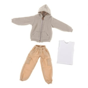 Genérico - Figura De Hombre A Escala 1:12, Ropa De Moda Para Figuras De Acción Masculinas De 6 Pulgadas, Disfraz Caqui