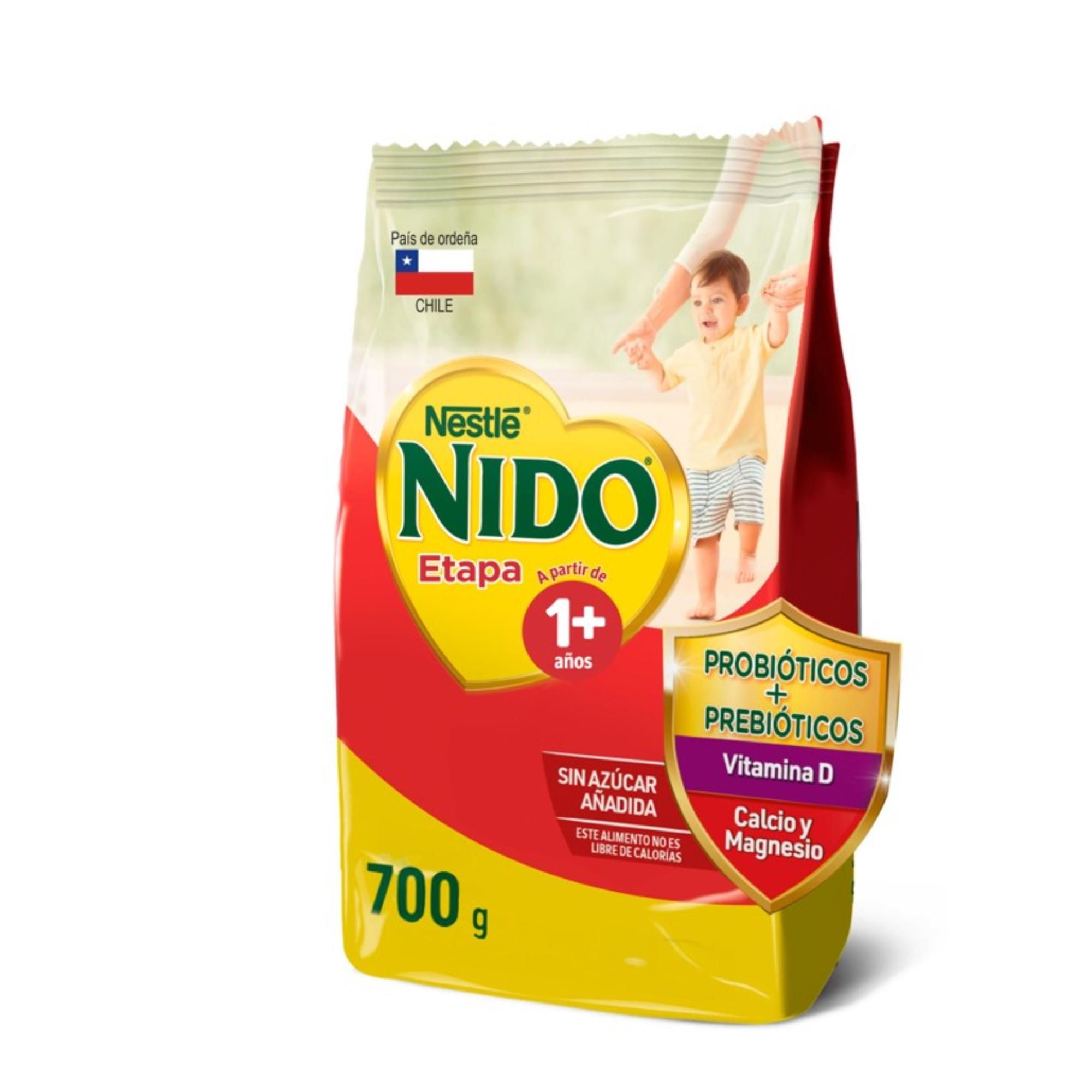 Leche En Polvo Semidescremada Etapa 1+ Bolsa 700g Nido