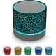 thumbnail image 1 of Mini altavoz Bluetooth inalámbrico portátil, altavoz estéreo recargable con graves superbajos IA y luces LED, 1 of 7