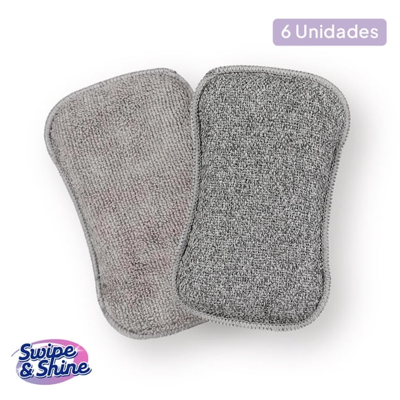 Set de 6 Esponjas Doble Función Swipe & Shine