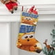 thumbnail image 2 of Garfield (2) Tema: Calcetines de Navidad, fino lino blanco para colgar en escaleras y chimenea, decoración navideña para el hogar, regalo de Navidad. 45cm × 32cm, 2 of 5