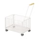 thumbnail image 4 of Cesta De Almacenamiento Con Ruedas Para Libros, Dormitorio, 53 X 36 X 34 Cm, Color Blanco, 4 of 5