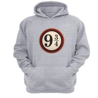 Genérico - Polerón Canguro 9 3/4 Gris Claro Talla S Unisex