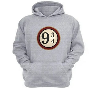 Genérico - Polerón Canguro 9 3/4 Gris Claro Talla Xs Unisex
