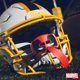 thumbnail image 4 of Protector bucal de fútbol, protector labial Marvel Deadpool, rojo, 4 of 6