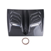 Ioensy - Cubierta Decorativa Del Capó De Ventilación Del Capó De La Entrada Del Flujo De Aire Del Coche Patrón De Fibra De Carbono De Alto Rendimiento