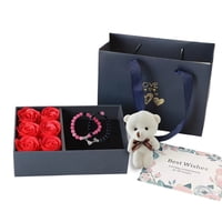 Global Movil Mr - Set De Regalo Rosas Peluche San Valentín Amor Amistad Madre