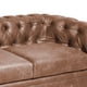 thumbnail image 4 of Sofa Florencia 3 Cuerpos Cuero Colorado Caramelo., 4 of 6