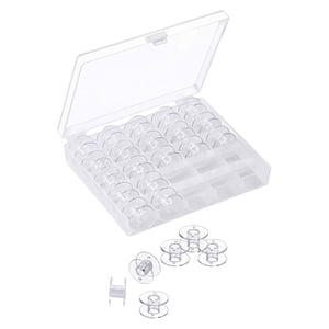 Bothyi - Contenedor De Almacenamiento De Bobinas, Soporte De Bobina Para El Hogar Para Máquina De Coser, Bobina De Pp, 25 Uds.