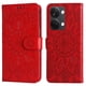 thumbnail image 2 of Funda tipo cartera FOXDOCK para OnePlus Nord 3 , diseño girasol en relieve, cuero PU, cierre magnético, soporte y tarjetero, 2 of 5