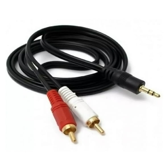 Cable De Audio Auxiliar 1.5 m 2 RCA /1 plug 3.3 St - PB-L3