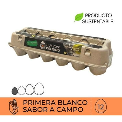 Huevos De Primera Blanco Sabor A Campo 12 Un Coliumo
