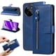 thumbnail image 1 of Funda con Cremallera para Realme 11 4G, Carcasa Cartera de Cuero PU con Soporte y Tarjetero, 1 of 6