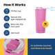 thumbnail image 3 of Botella Loud Cup 473 ml 2 en 1 Agua y Silbato Rosa, 3 of 8