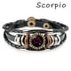 thumbnail image 1 of 12 Constellation Beaded Leather And Charm Bracelets,12 Styles Available, 1 of 5