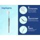 thumbnail image 4 of Espejos Dentales Artman Instruments - Juego de 5 Cromados, 4 of 7