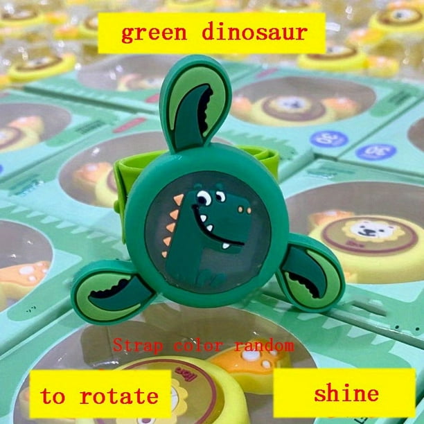 Children's Cartoon Luminous Rotating Mosquito Repellent Wristband Super Popular Children's Wristband Toy Strong Mosquito Repellent Flashing Rotating Gyro