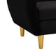 thumbnail image 3 of Sofa Bote 1c Felpa 01 Negro, 3 of 6